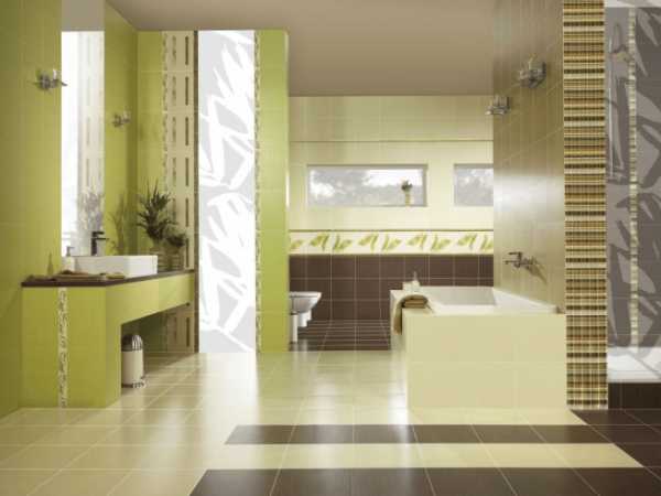 Дизайн ванных комнат кафельной плиткой