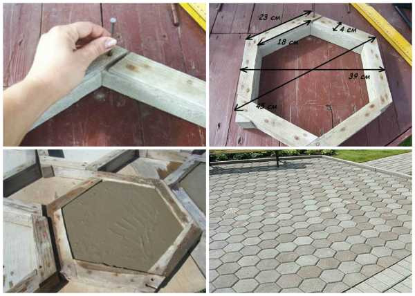Изготовление формы для тротуарной плитки из силикона