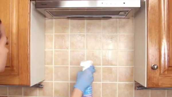 Чем отмыть керамическую плитку на кухне от жира